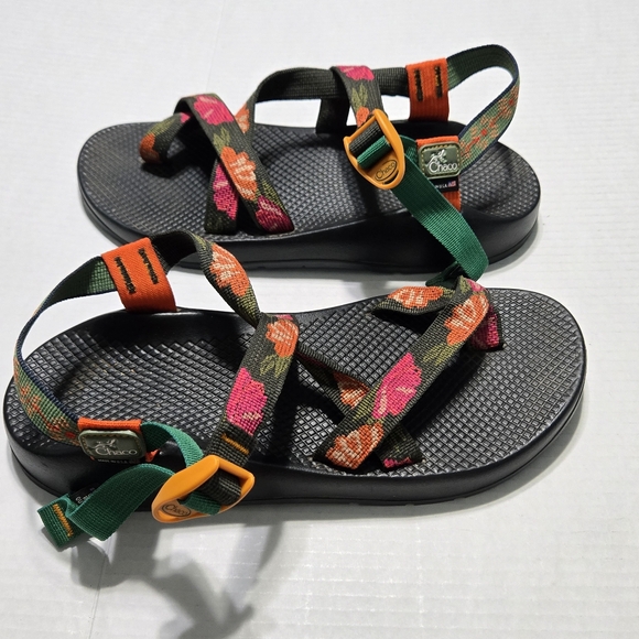 Chaco Other - Chaco Z2 Classic Orange Pink Black Sandals, M 11